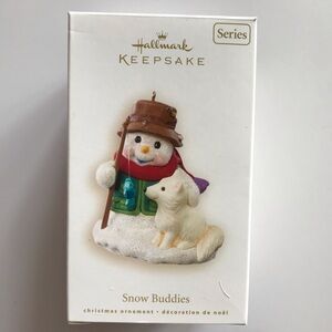 Hallmark Keepsake Snow Buddies Snowman Ornament 2008